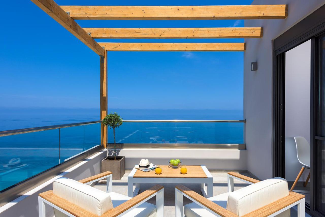 Kathisma Bay Villas - Luxury Villas - Villa Helios Kalamítsi Exterior foto