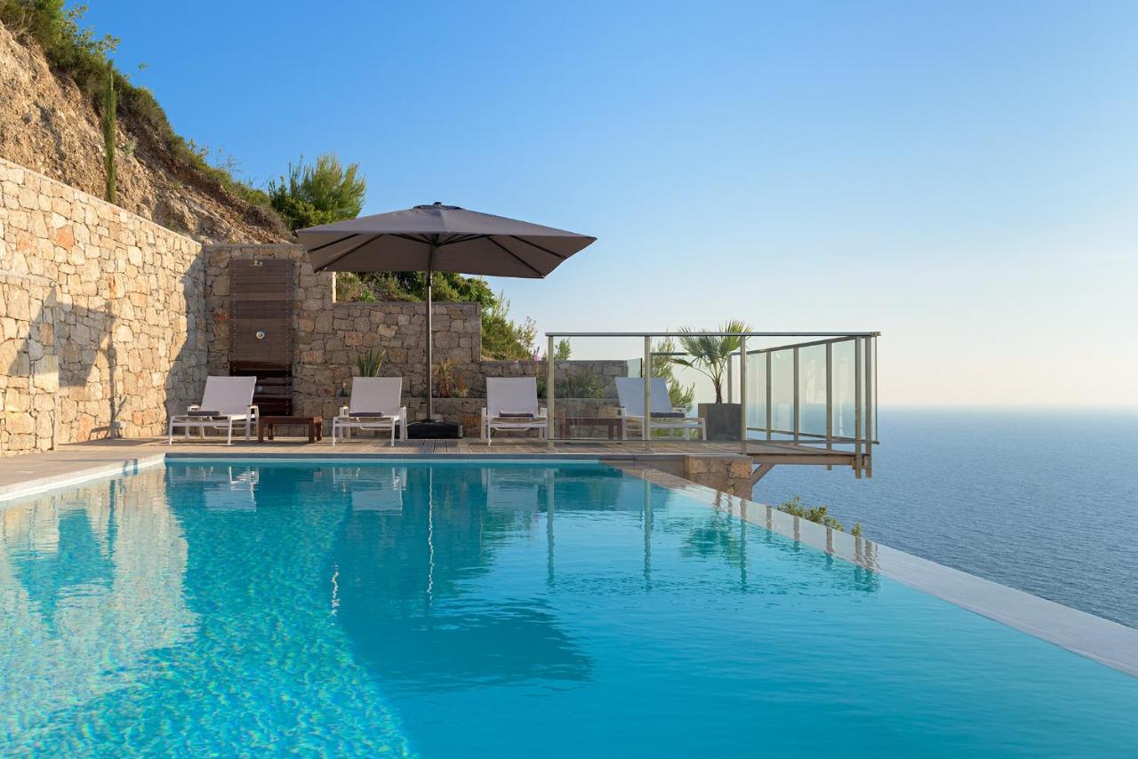 Kathisma Bay Villas - Luxury Villas - Villa Helios Kalamítsi Exterior foto