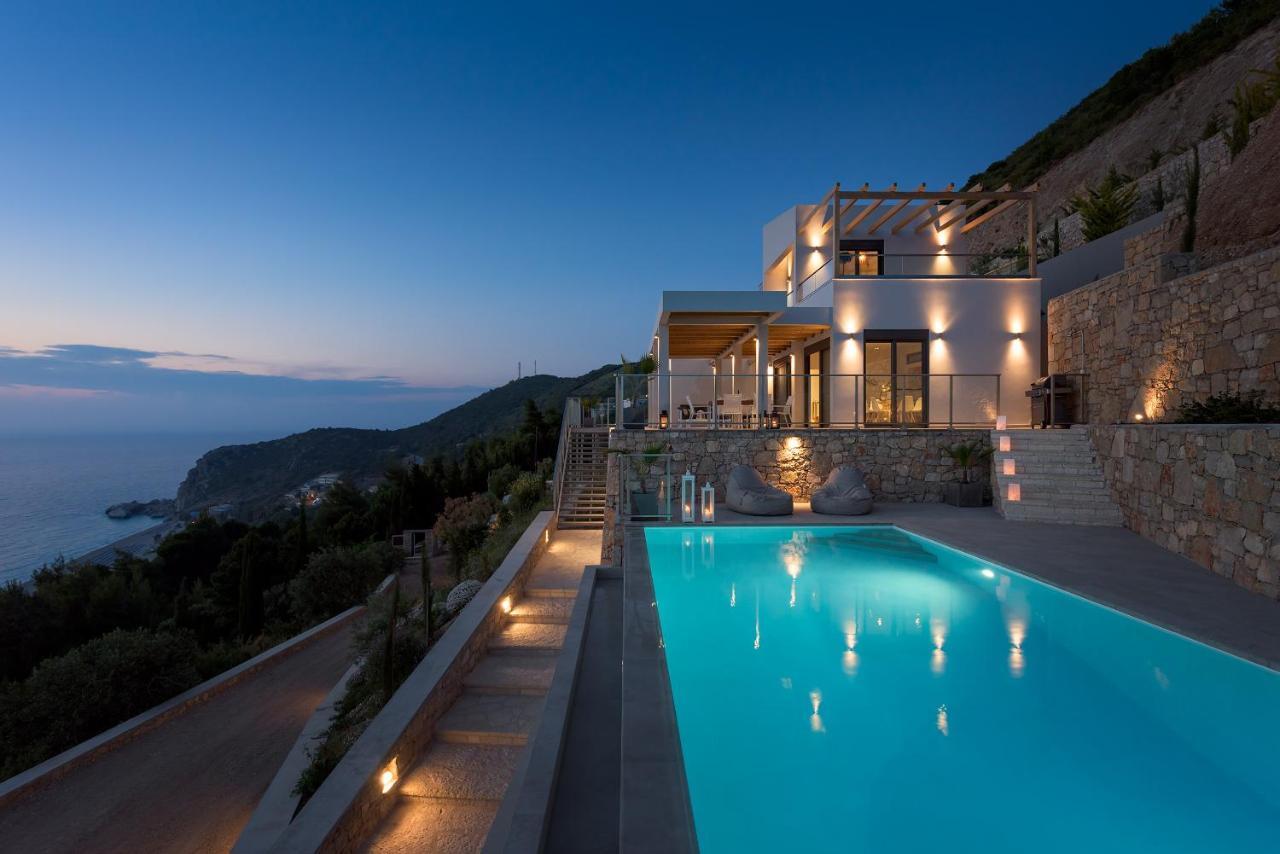 Kathisma Bay Villas - Luxury Villas - Villa Helios Kalamítsi Exterior foto